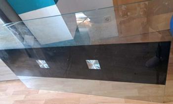 Glas Tisch Platte ohne Tischbeine