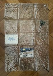 PVC Klarsicht Wandbehang mit 15 Taschen