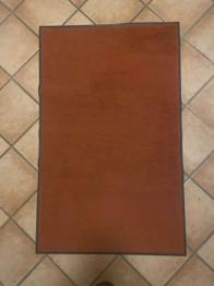 Schmutzfangmatte Teppich Vorleger braun/ rot