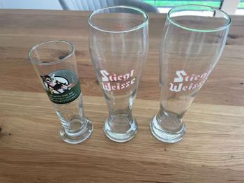 Weissbiergläser