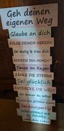 (reserviert) Bild mit Sprüche