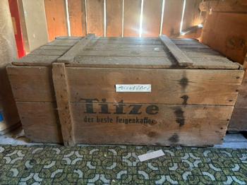 3 Holztruhen zu verschenken