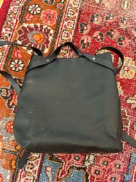 Rainsrucksack Hinterseite verschrumpelt