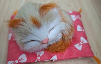 Fellkatze Spielzeug Deko Mini