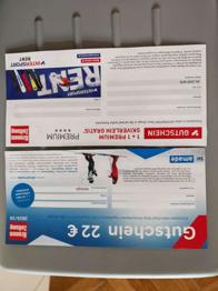 (reserviert) Gutschein Tageskarte Ski amade