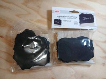 (reserviert) Tischkärtchen, Buffetkärtchen