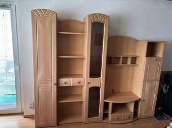 Wohnwand + Kommode ohne Fernseher