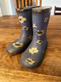 Gummistiefel in Größe 25/26, Fussball Motiv