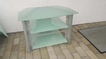 Fernsehtisch aus Glas