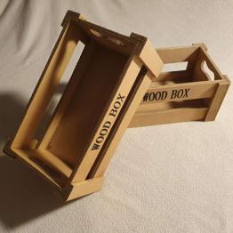 Holzboxen für Kaufmannsladen etc.