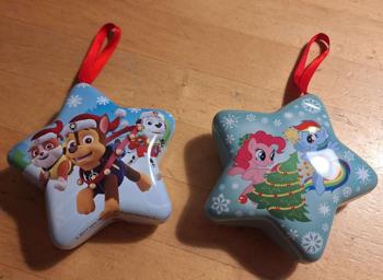 2 Metallboxen Weihnachten