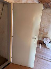 Dachboden Tür Innenraum 60er Jahre