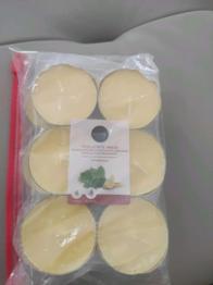 Teelichter groß 2 Pkg. mit je 6 Stück gegen Gelsen, Mücken u. a.