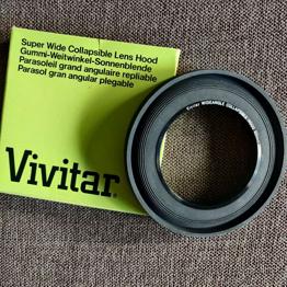 Vivitar Gummi Weitwinkel Sonnenblende 62mm
