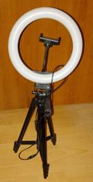 (reserviert) Handy Stativ mit Beleuchtung