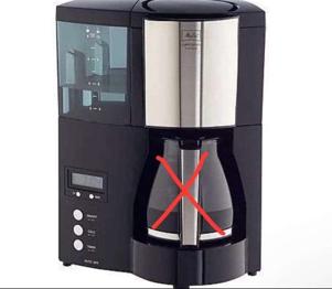 Melitta Optima Timer Schwarz Filterkaffeemaschine Kaffeemaschine
