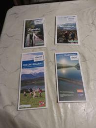 Kärnten Freizeit- Rad- und Wanderkarten zu verschenken