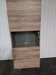 4 Oberschränke+ Apothekerschrank modern