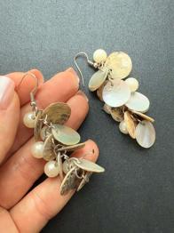 Muschel/ Perlmutt/ Naturmaterial Ohrringe