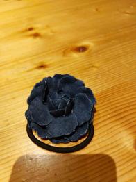 7 Stück Haarblumen mit Gummi