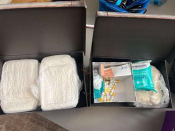 Hygieneprodukte: Erwachenen-Windeln, Tampons, usw.