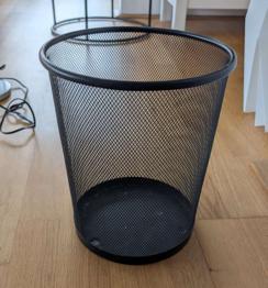 Mistkübel (Metal, schwarz)