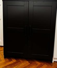 Ikea Brimnes Schrank schwarz