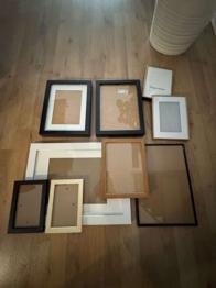 Verschiedenste Bilderrahmen zu verschenken (reserviert)