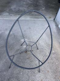 Gestell von einem Sessel