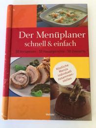 Menüplaner, kochen, Kochbuch