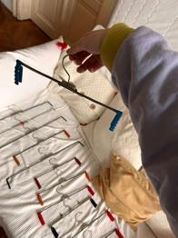 13 Hosenkleiderbügel zu verschenken