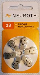 Neuroth Hörgeräte No 13 Batterien.