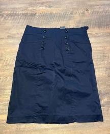 Bleistiftrock Navy Blue