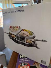 Raclette Stein u Grillplatte