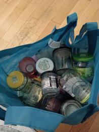 Gläser + Deckel und Kerzengläser