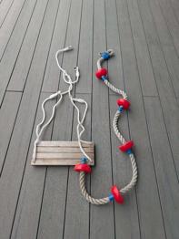 Schaukel und Kletterseil