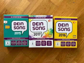 KIKA ZDF Dein Song CDs 3 Pakete limitierte Fanpakete zur TV Ausstrahlung mit