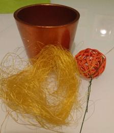 Deko Artikel im Kupfer-Farbe/ Orange