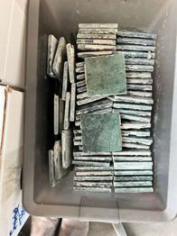 Fliesen dunkelgrün 10x10 cm