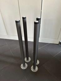 4x Ikea Schreibtisch Standfuß (Adils)