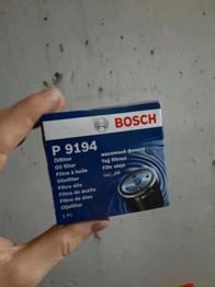 Ölfilter laut Verpackung