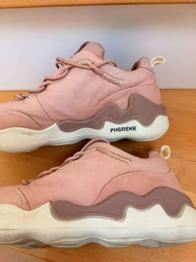 Ecco Damen Leder Frühlings Sneakers Rosé/ Blush Größe 37 Wie neu!