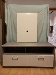 TV Unterkasten + Wandboard + Couchtisch