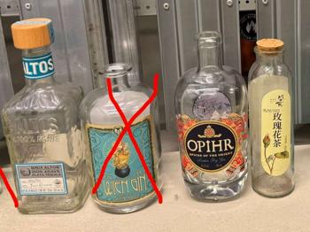 Verschiedene Spirituosenflaschen