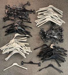 100 STÜCK Anti-Rutsch Kleiderbügel