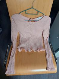 2 Lindt Pralinen für Ripp-Langarmtop von MANGO/ Ribbed Long-Sleeve Top