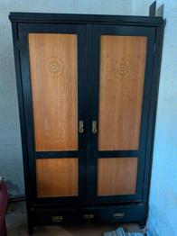 Antiker Massivholzkasten