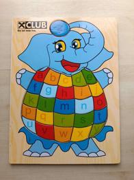 Puzzle mit kleinen Buchstaben