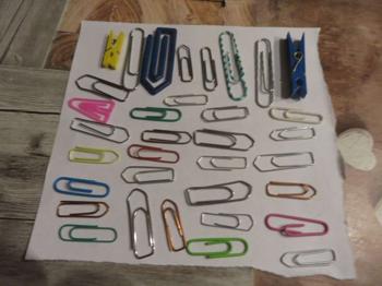 Büroklammern, verschiedene, zu verschenken
