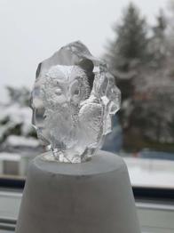 Mats Jonasson Kristallglas Eule